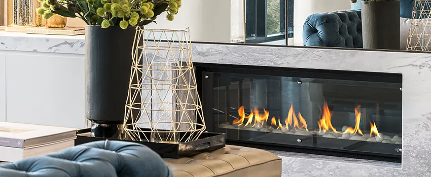 Custom Fireplace Crystals in Summerlin South, Nevada