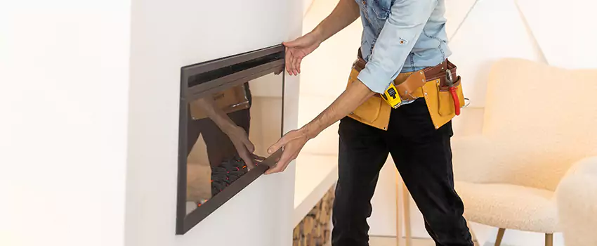Metal Fireplace Installation in Summerlin South, Nevada