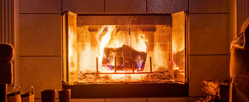 Mendota Hearth Landscape Fireplace Installation in Summerlin South, Nevada