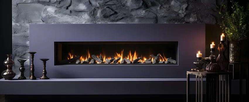 Ember Bed for Ventless Gas Fireplace in Summerlin South, NV