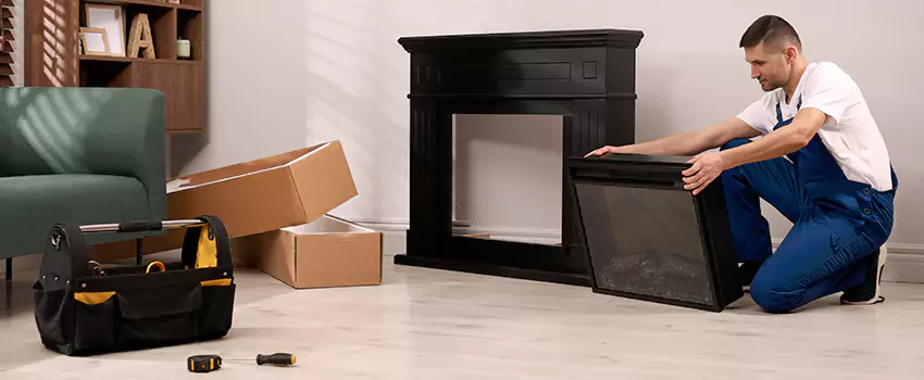Old Rusted Metal Fireplace Repair And Replacement in Summerlin South, NV