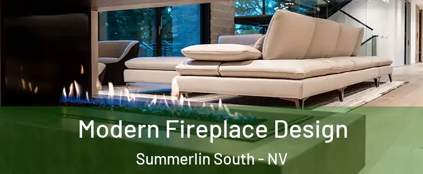  Modern Fireplace Design Summerlin South - NV