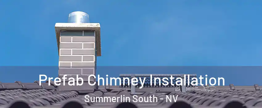  Prefab Chimney Installation Summerlin South - NV